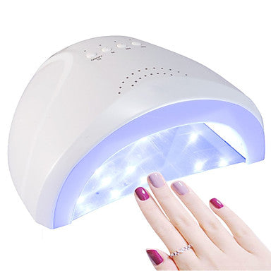 LAMPADA UV LED 48WATT PER RICOSTRUZIONE UNGHIE NAIL ART CON TIMER