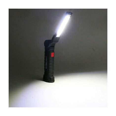 MINI TORCIA SNODABILE LED COB 10W RICARICABILE POTENTISSIMA CALAMITATA