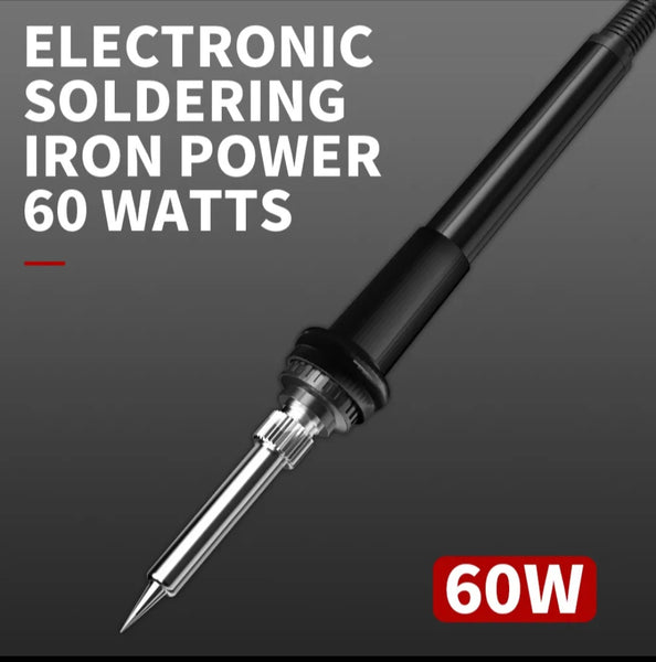 Stazione di Saldatura e dissaldatura ad aria calda per Smd con display digitale e 3 ugelli