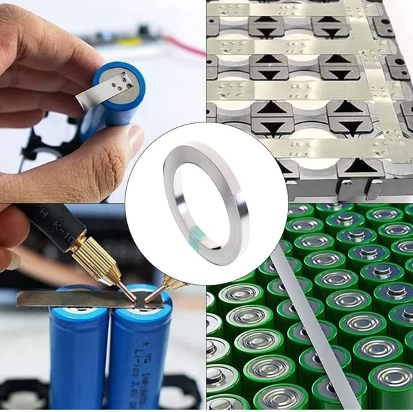 Striscia di Nichel,Accessori per Saldatura per Connettere Delle Batterie Spot Welding Batterie e Saldature a Punti Striscia di Nichel per Saldatura Batterie per Connettere Delle Batterie Spot Weldin