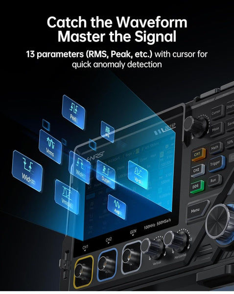 FNIRSI 2D15P Multifunzione oscilloscopio/generatore di segnale/multimetro smart