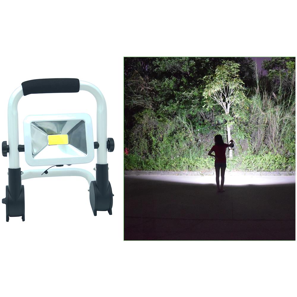 Faro LED Ricaricabile 1000LM - Luce Lavoro Portatile Con Pannello Solare E USB, 4 Modalità, 5 Luminosità, 10000mAh - Foto 2