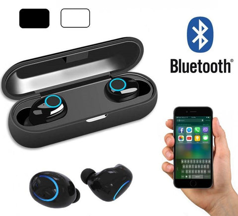 CUFFIA AURICOLARI STEREO Q10 TWS BLUETOOTH 5.0 CON BOX RICARICA