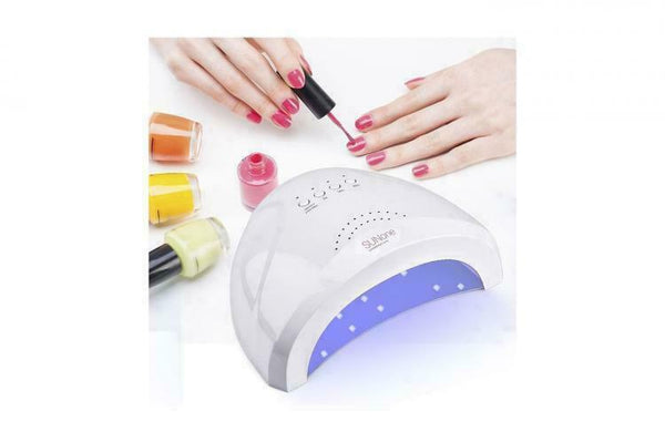 LAMPADA UV LED 48WATT PER RICOSTRUZIONE UNGHIE NAIL ART CON TIMER