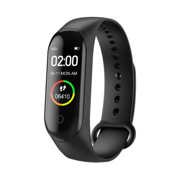 SMARTWATCH OROLOGIO M4 SMART BAND FITNESS TRACKER CARDIOFREQUENZIMETRO SPORT CONTAPASSI CONTACALORIE